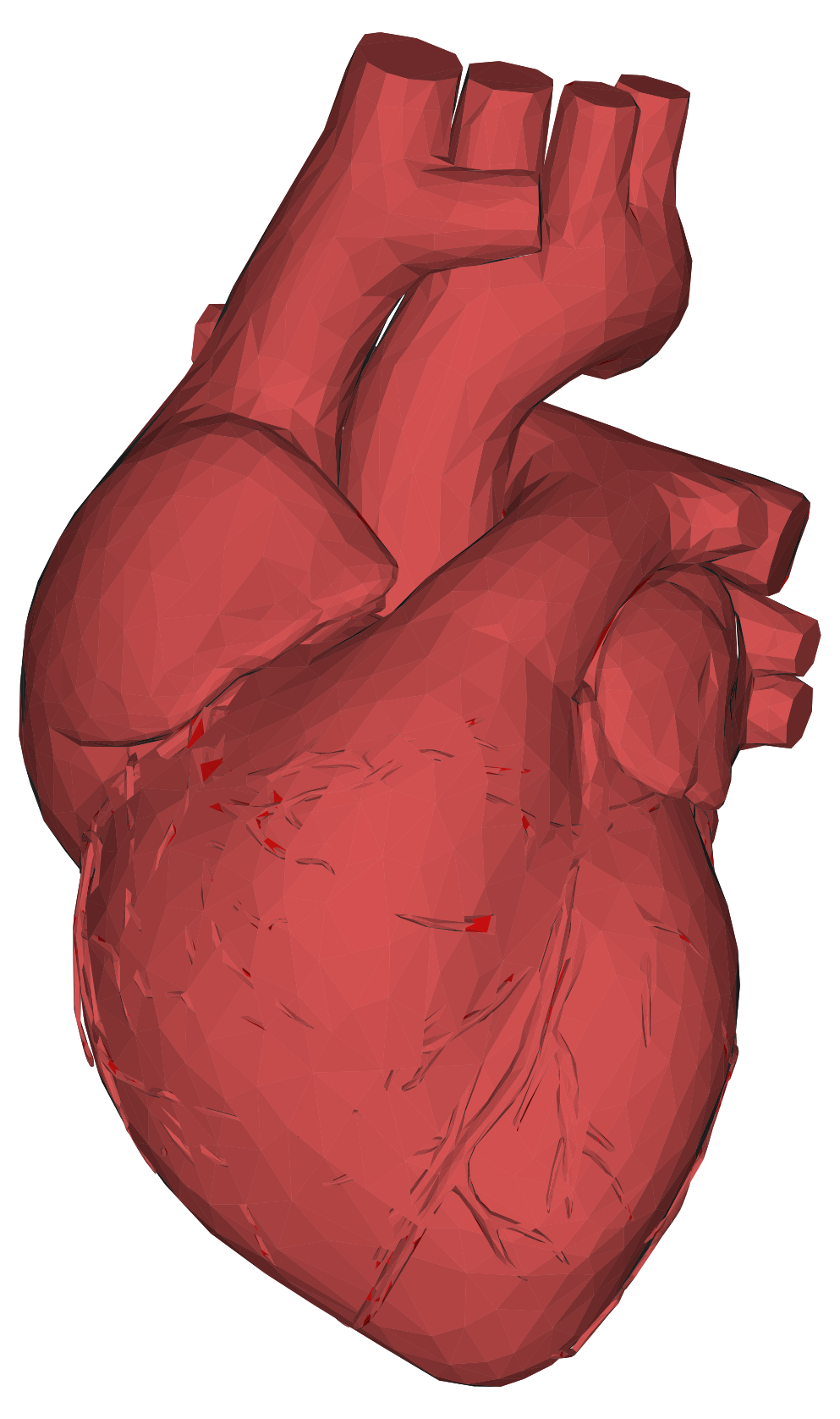 3D Heart PNG Picture