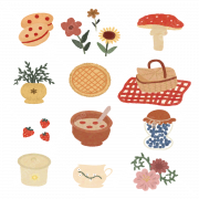 Aesthetic Sticker PNG HD Image