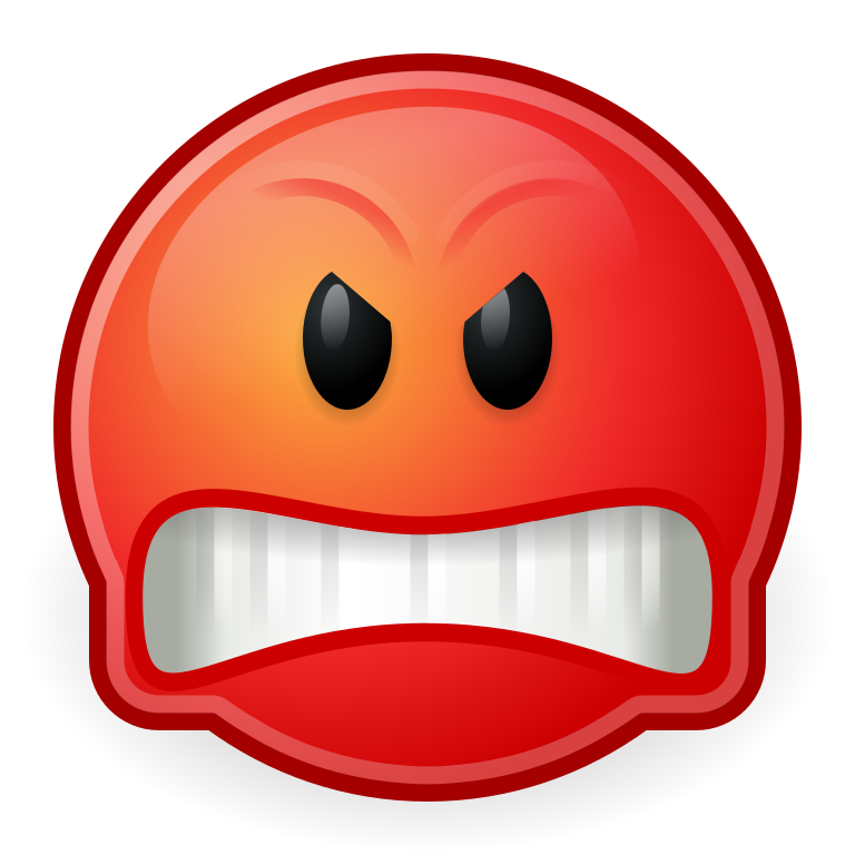 Angry Face PNG HD Image