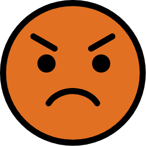 Angry Face PNG Pic