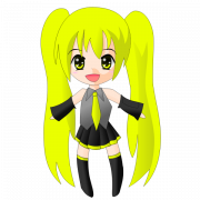 Anime Character PNG File