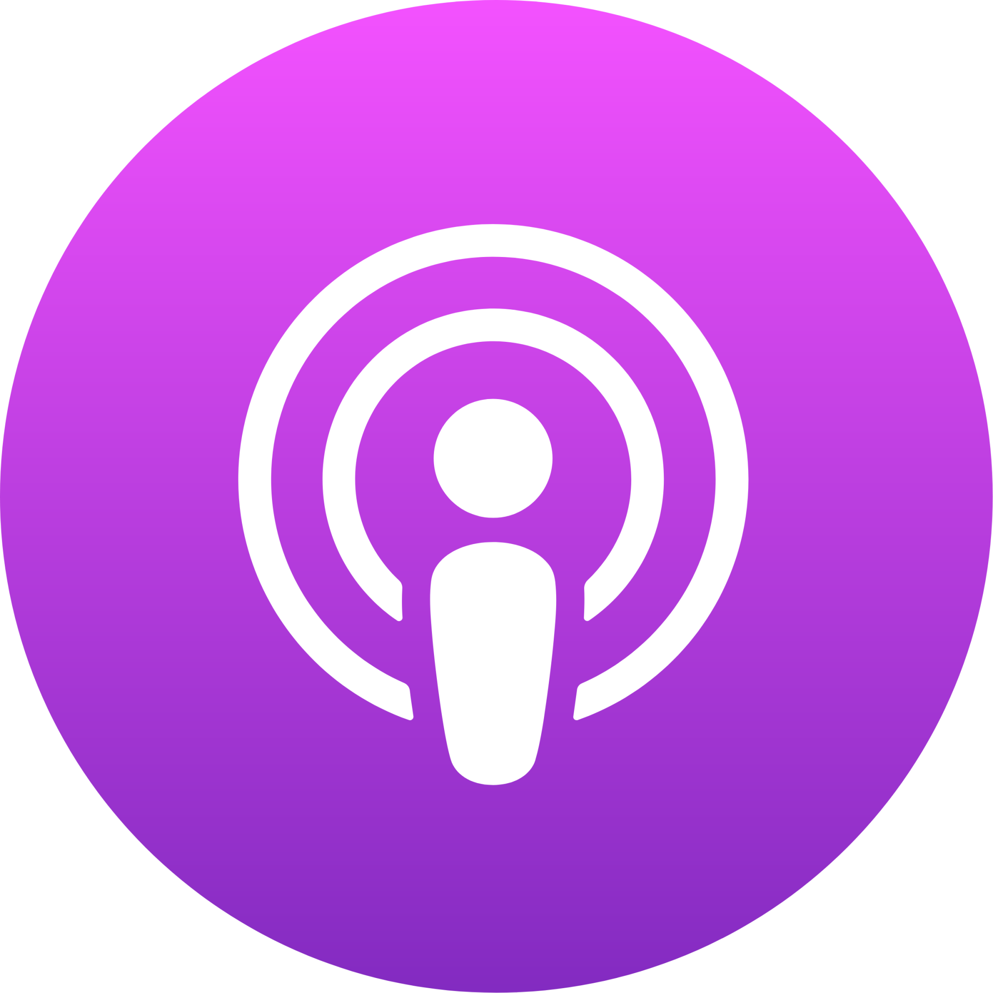 Apple Podcast Logo PNG HD Image