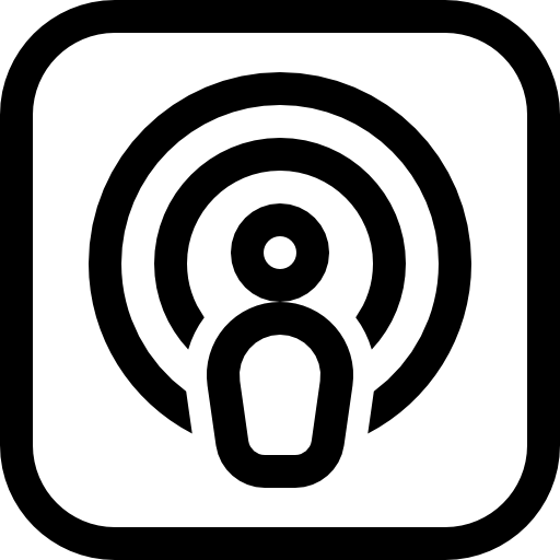 Apple Podcast Logo PNG Image File