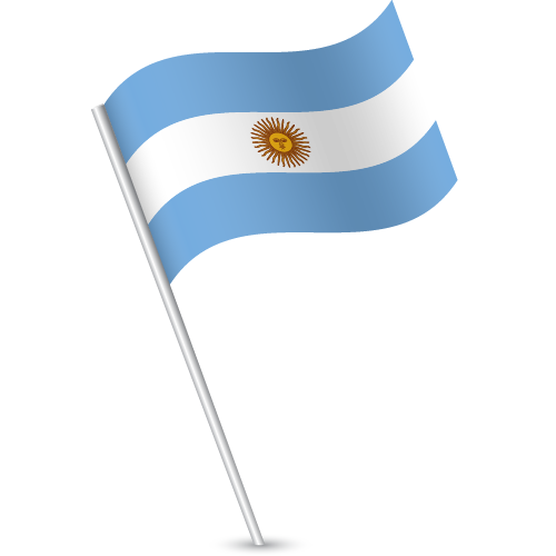 Argentina Flag PNG Cutout