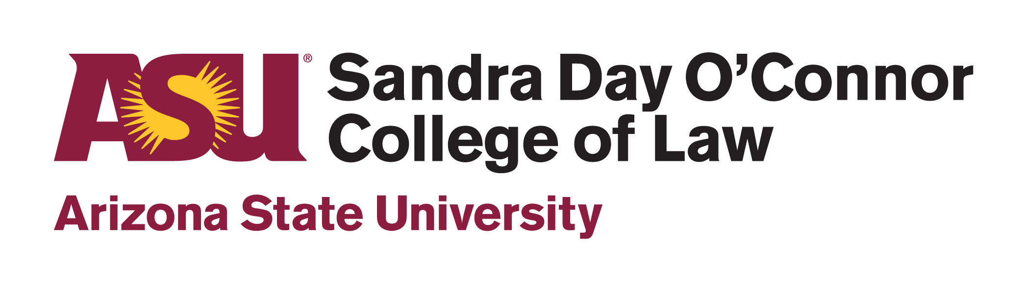 Arizona State University (ASU) Logo No Background