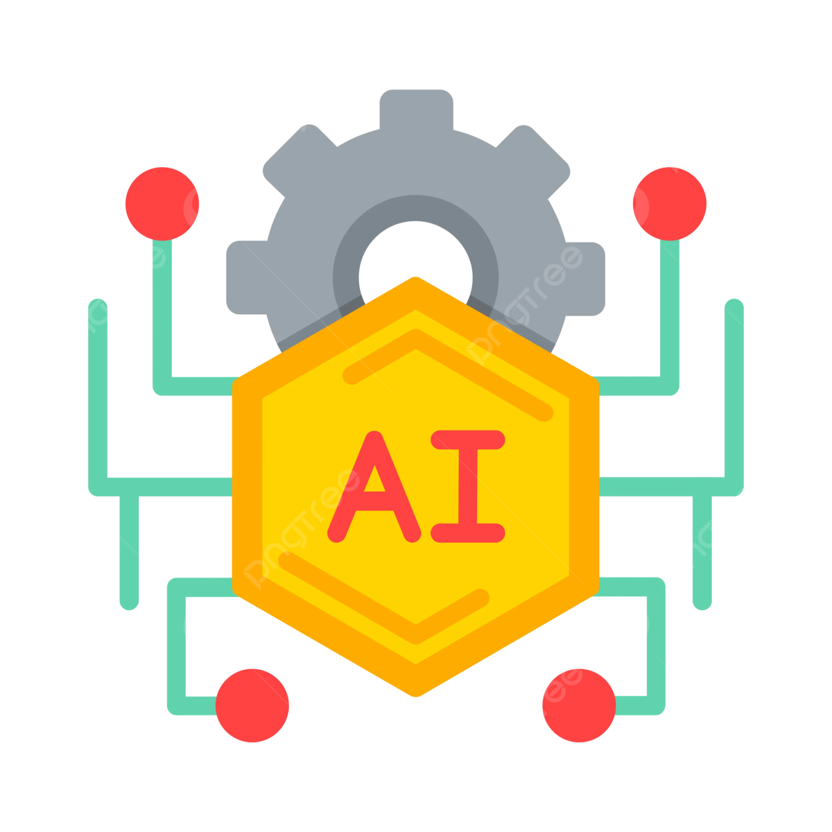 Artificial Intelligence (AI) PNG Image File