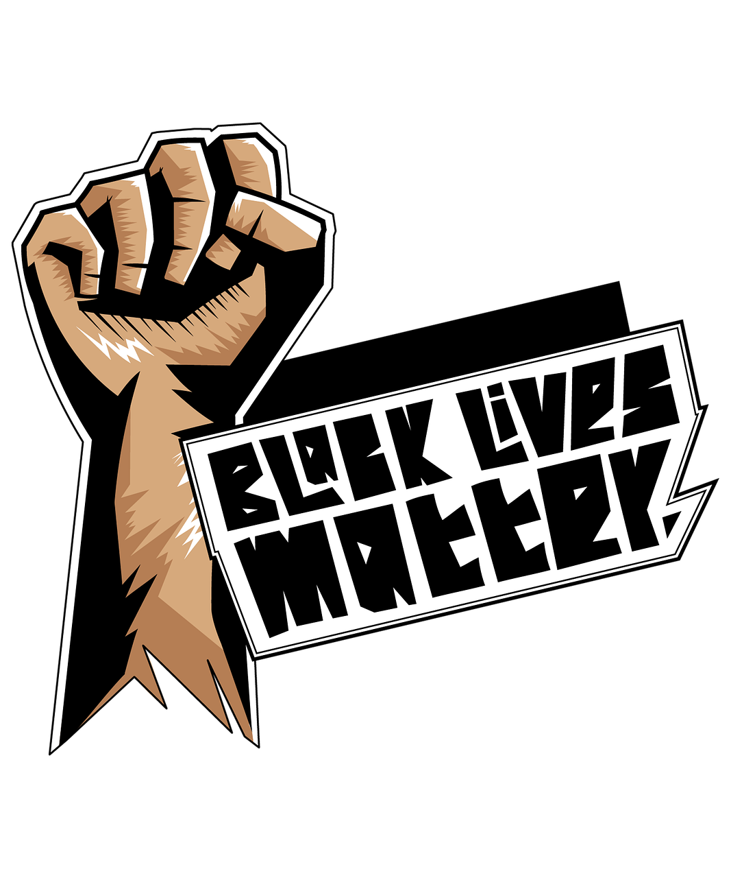 BLM Fist PNG Image HD
