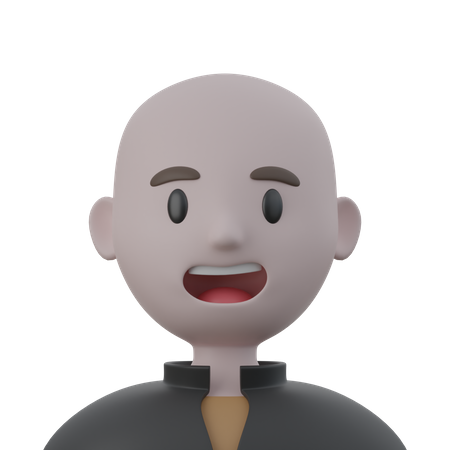 Bald Head PNG Picture
