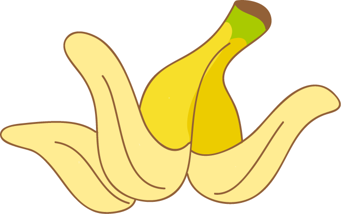 Banana Peel PNG File