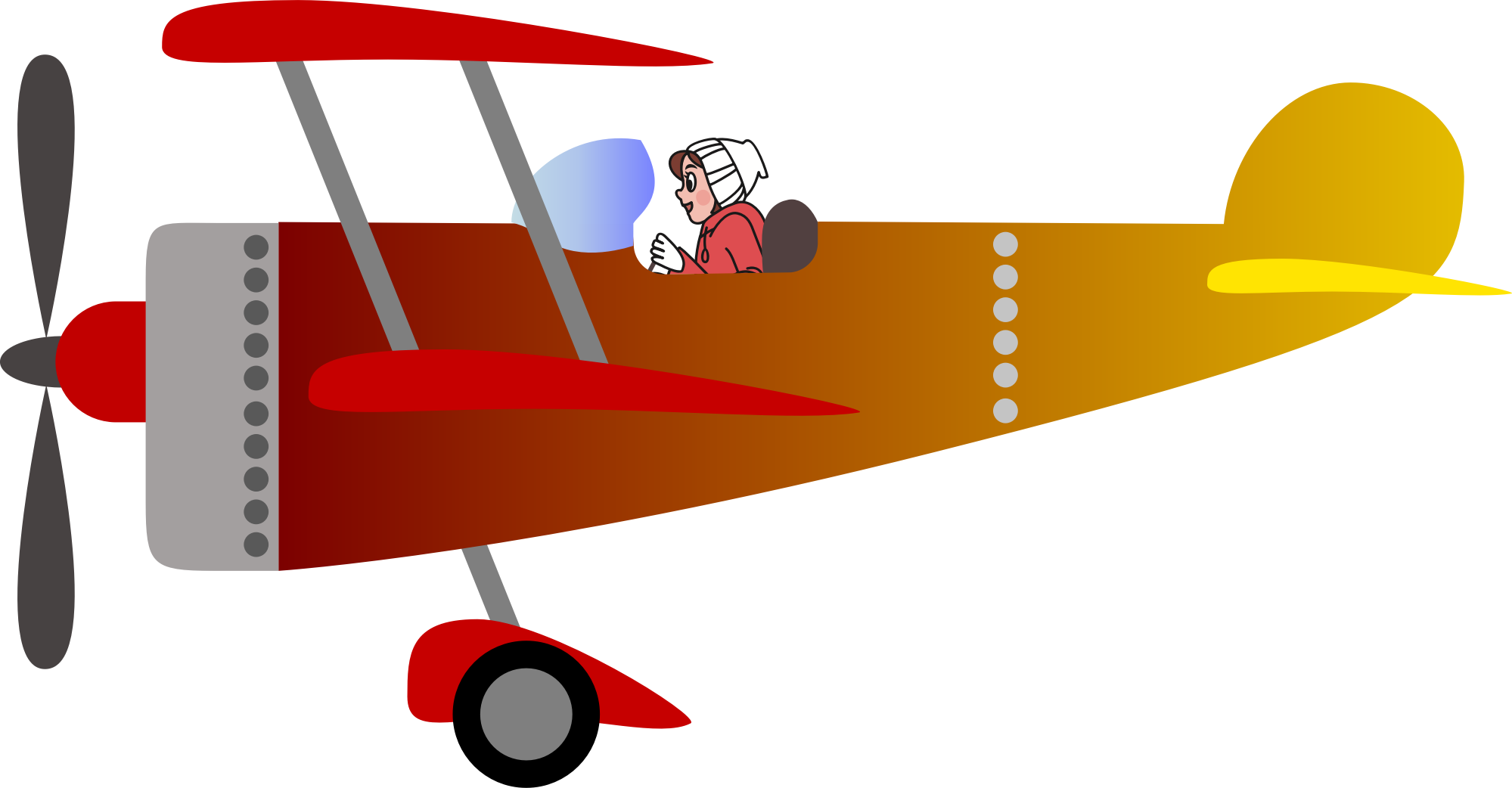 Biplane PNG