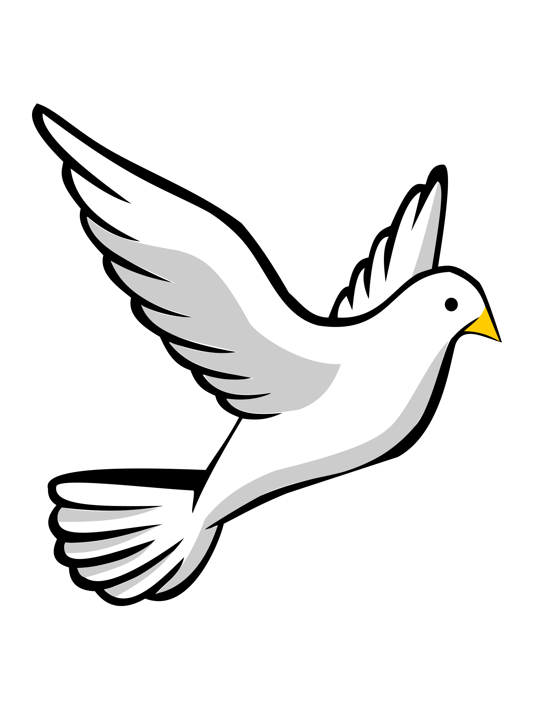 Bird Flying PNG File