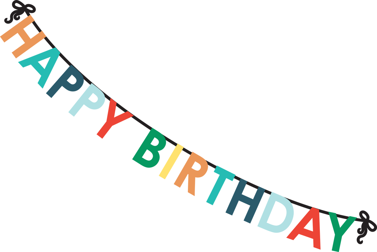 Birthday Banner PNG Images