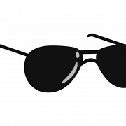Black Glasses PNG Image HD