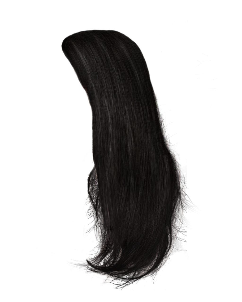 Black Hair PNG Pic