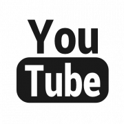 Black YouTube Logo PNG Free Image
