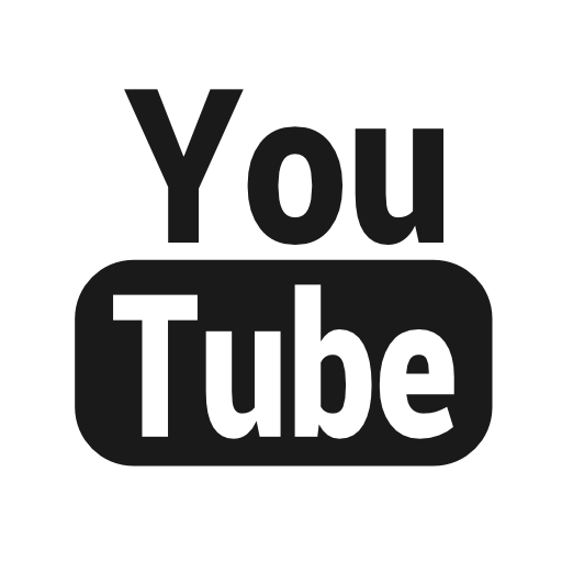 Black YouTube Logo PNG Free Image