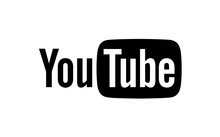 Black YouTube Logo PNG Images HD