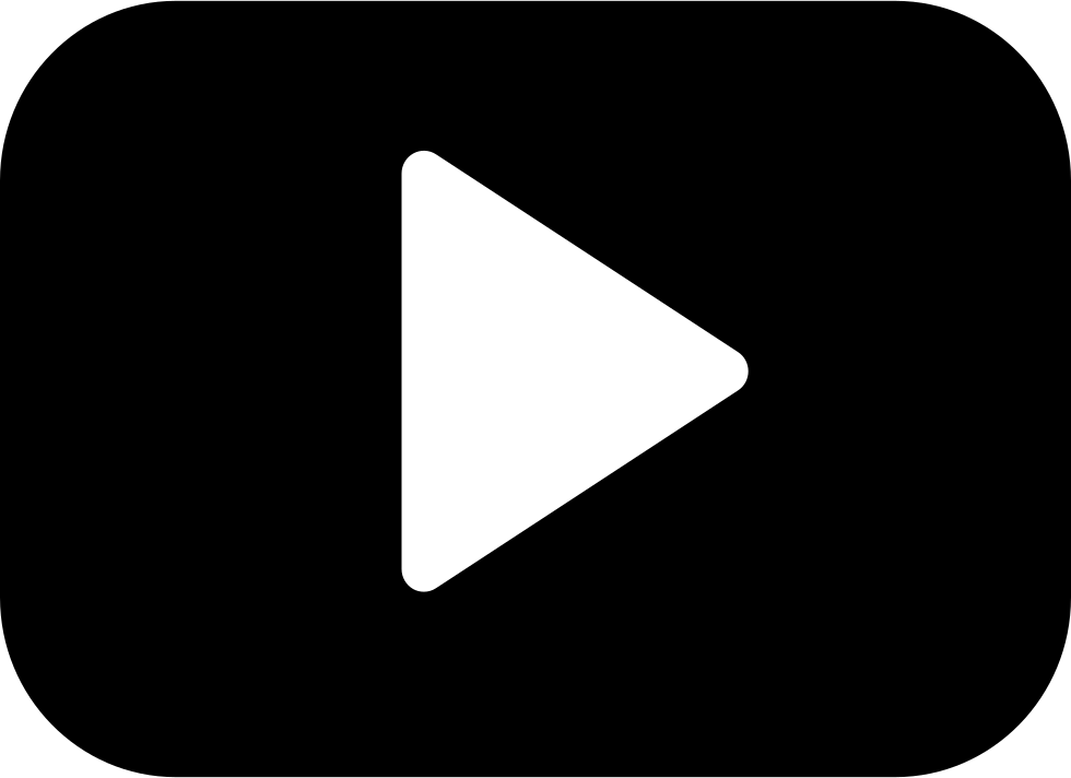 Black YouTube Logo PNG Pic