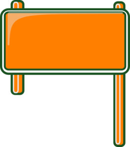 Blank Street Sign PNG Free Image