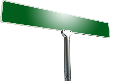 Blank Street Sign PNG Image HD