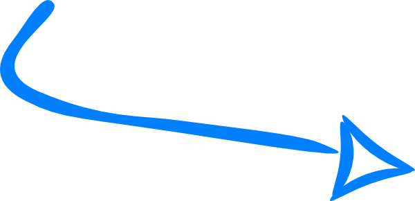 Blue Arrow PNG Cutout
