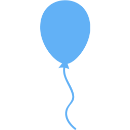 Blue Balloons Background PNG