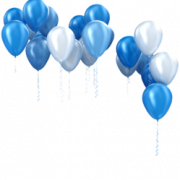 Blue Balloons PNG