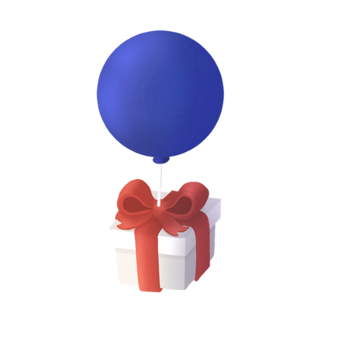 Blue Balloons PNG Free Image