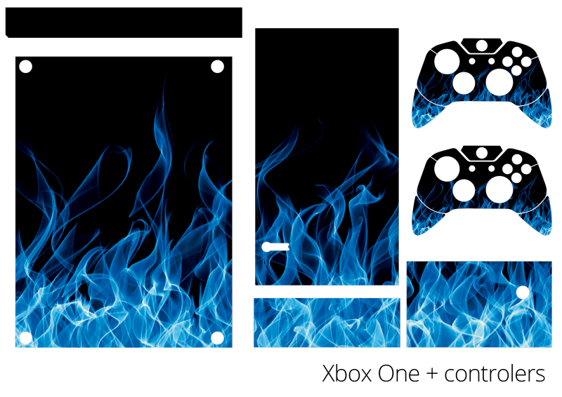 Blue Flames PNG Cutout