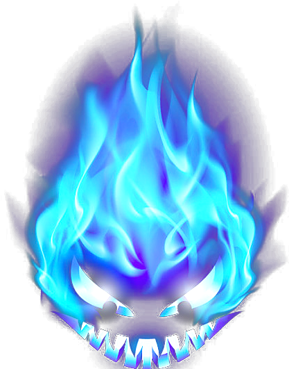 Blue Flames PNG HD Image