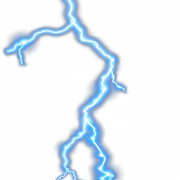 Blue Lightning PNG Background