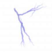 Blue Lightning PNG Images