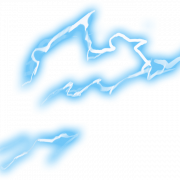 Blue Lightning PNG Photo