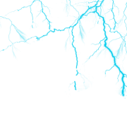 Blue Lightning PNG Picture