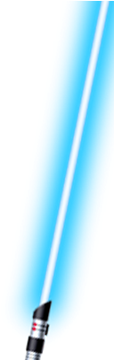 Blue Lightsaber PNG Clipart