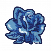 Blue Rose PNG File