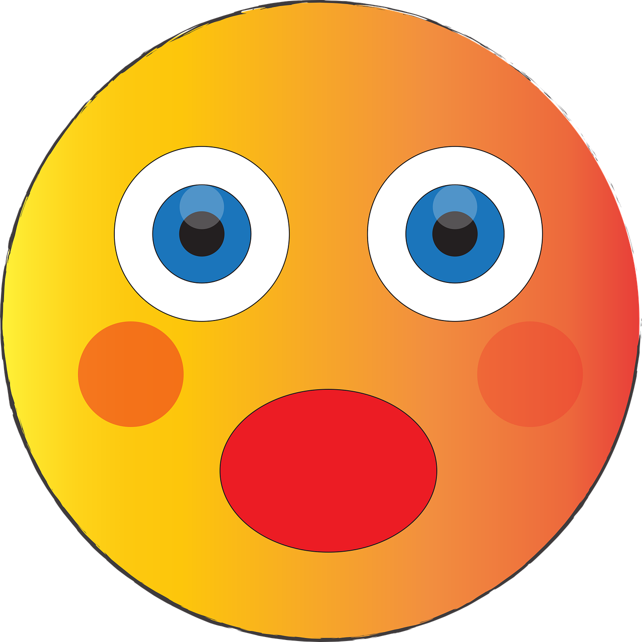 Blushing Emoji PNG HD Image