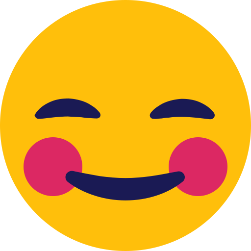Blushing Emoji PNG Image