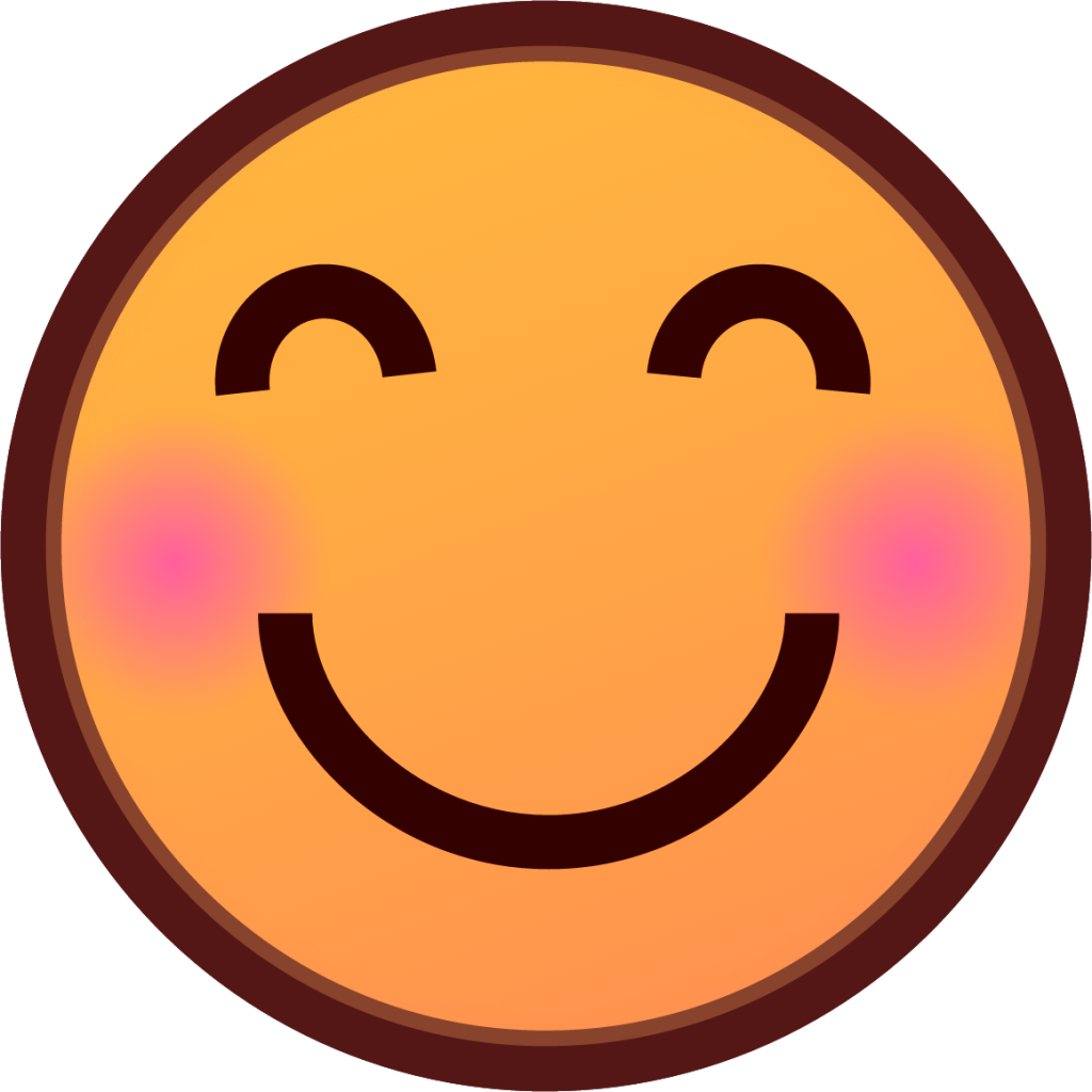 Blushing Emoji PNG Photo