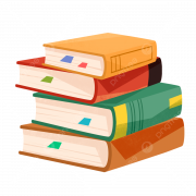 Book Stack PNG Cutout