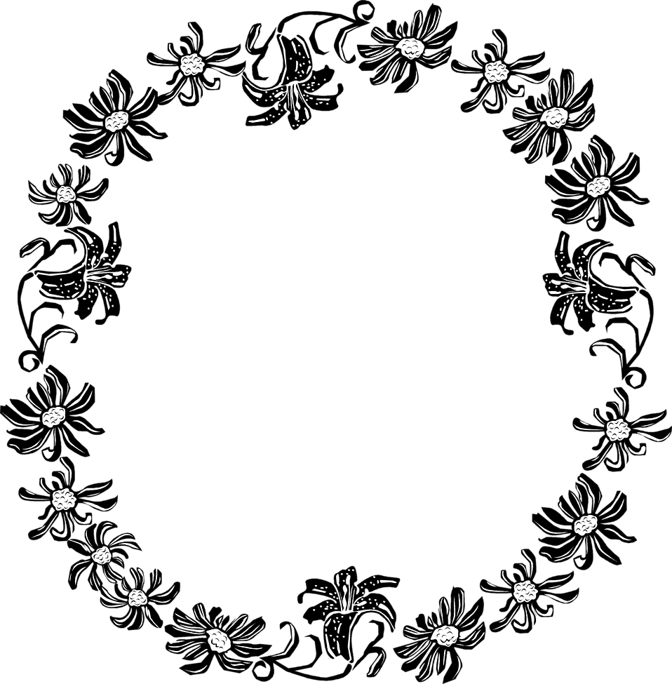 Border Flower PNG Pic