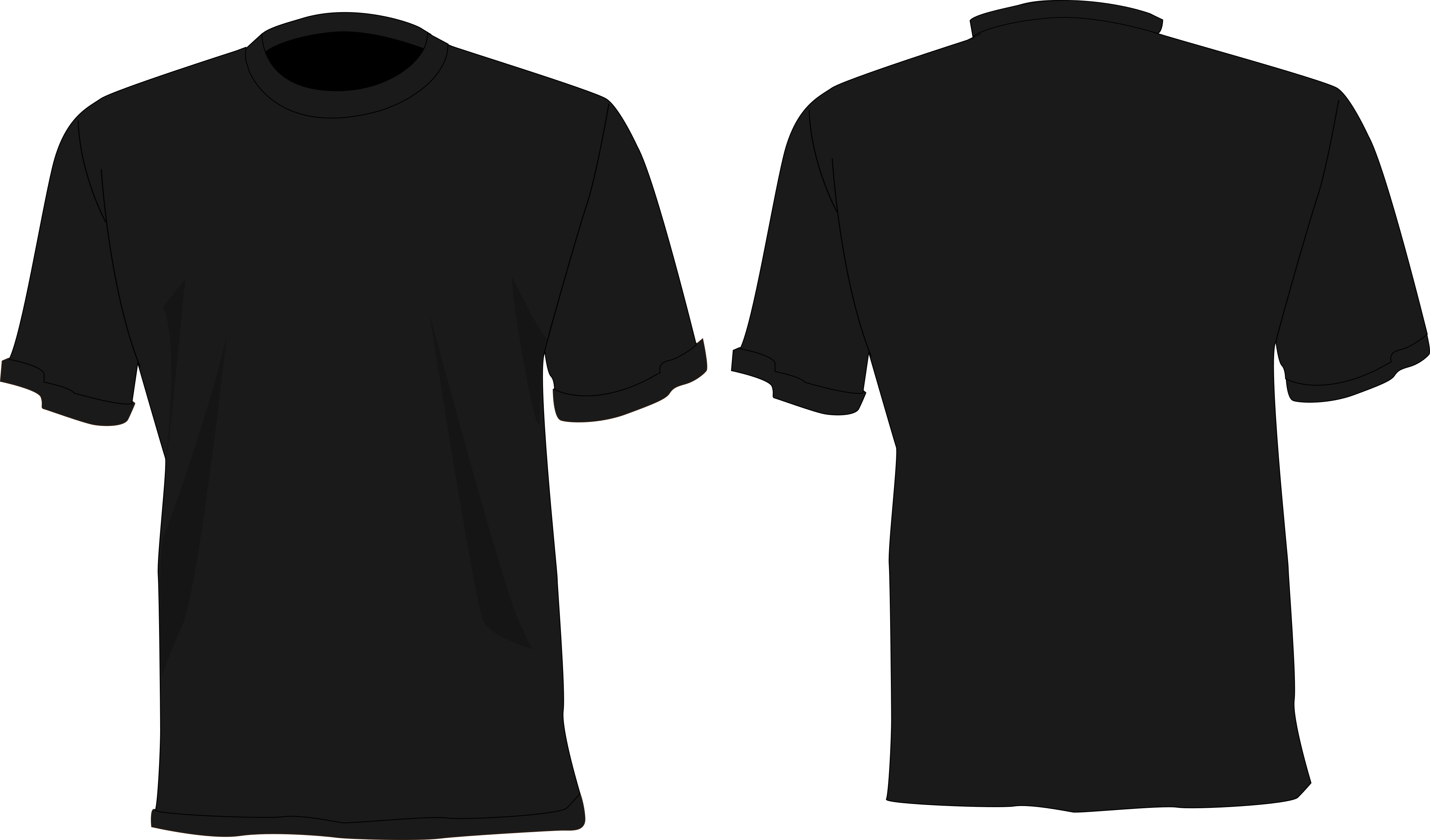 Camisa Negra Transparent
