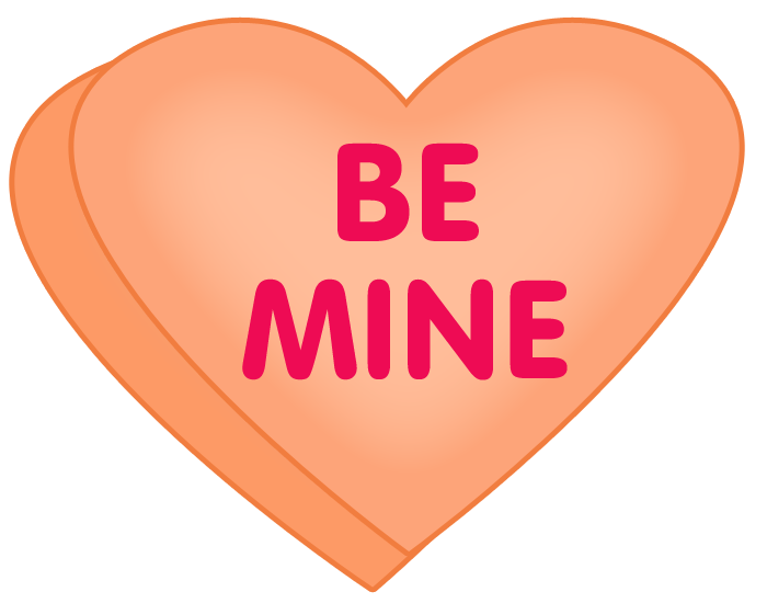 Candy Heart PNG Free Image