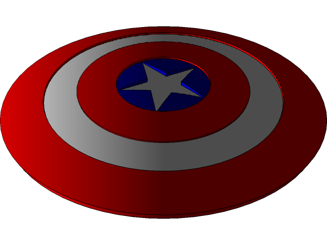 Captain America Logo PNG File