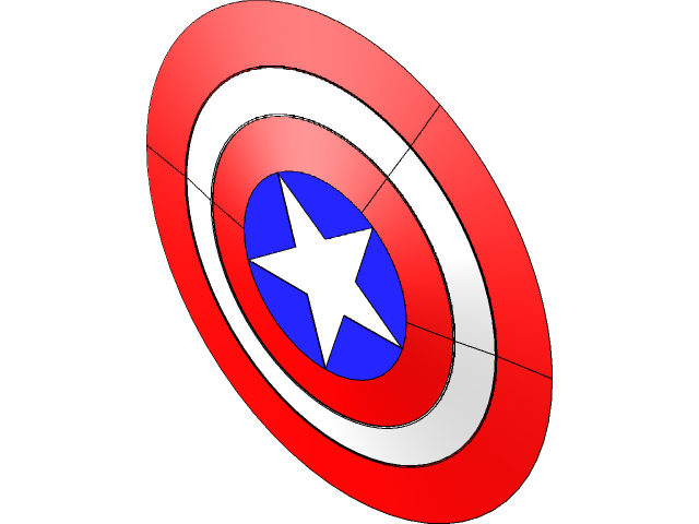 Captain America Logo PNG Image