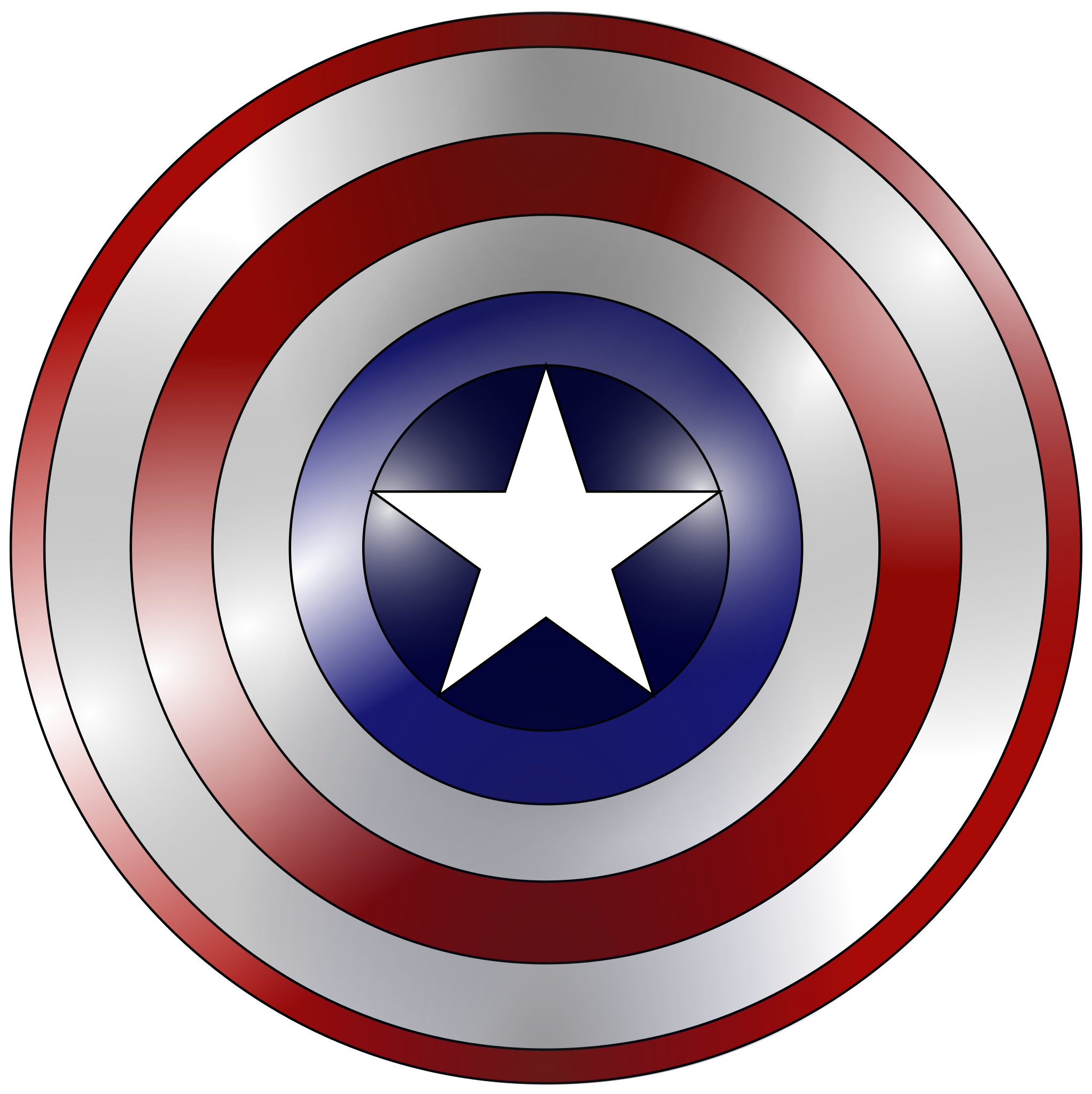 Captain America Shield PNG Cutout