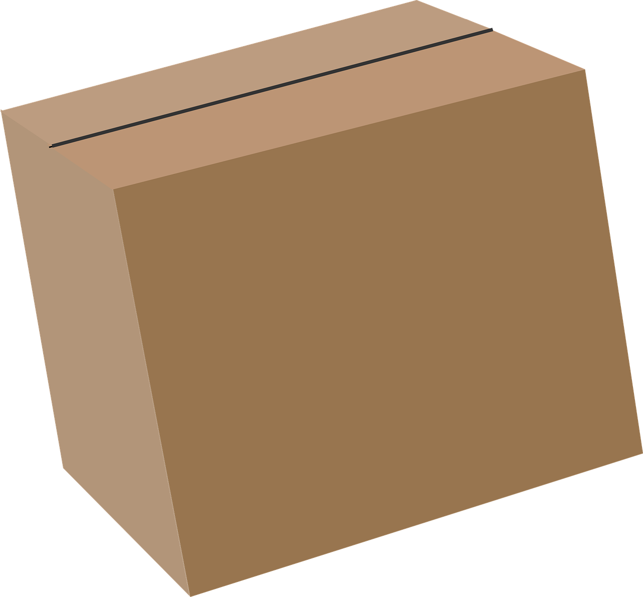 Cardboard Box PNG Background