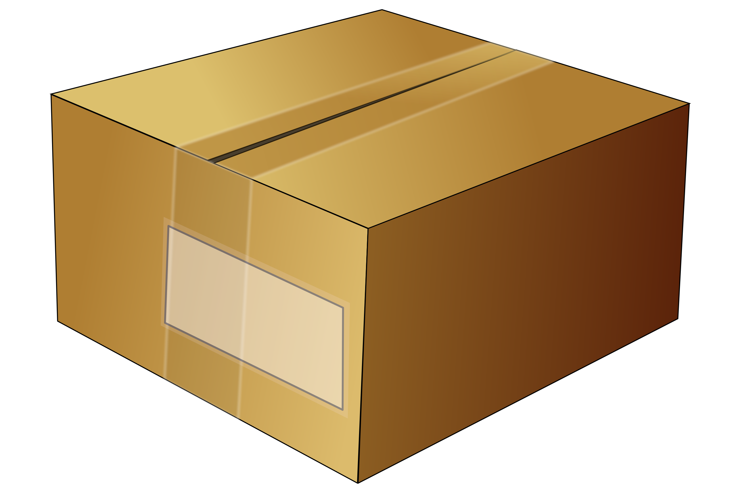 Cardboard Box PNG Cutout