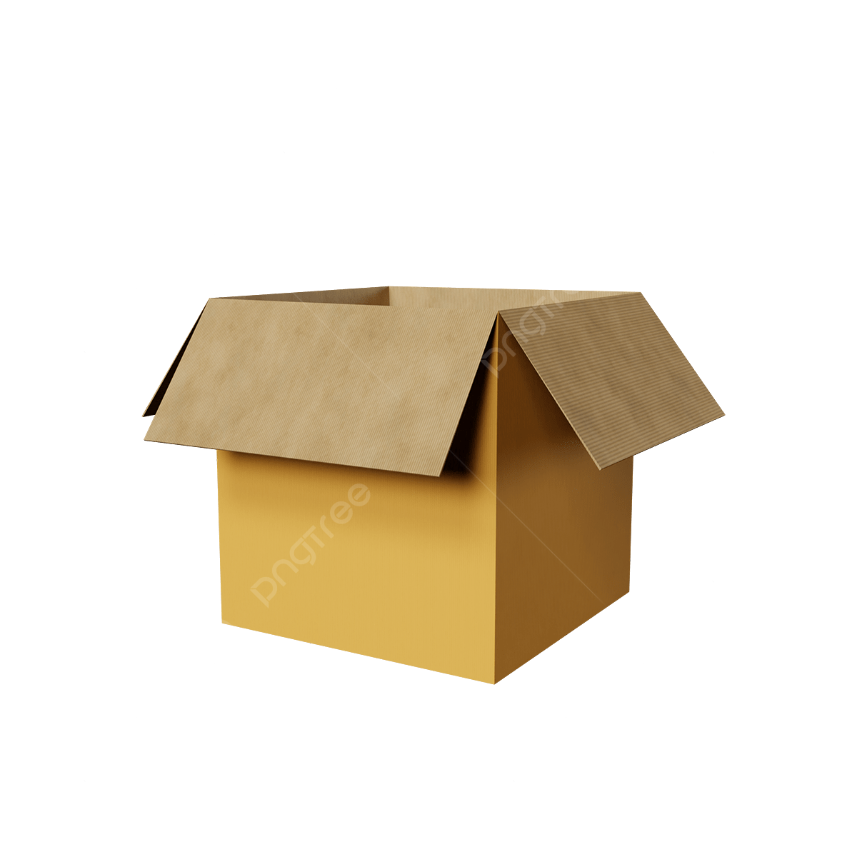 Cardboard Box PNG Free Image