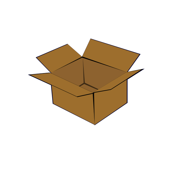Cardboard Box PNG Image